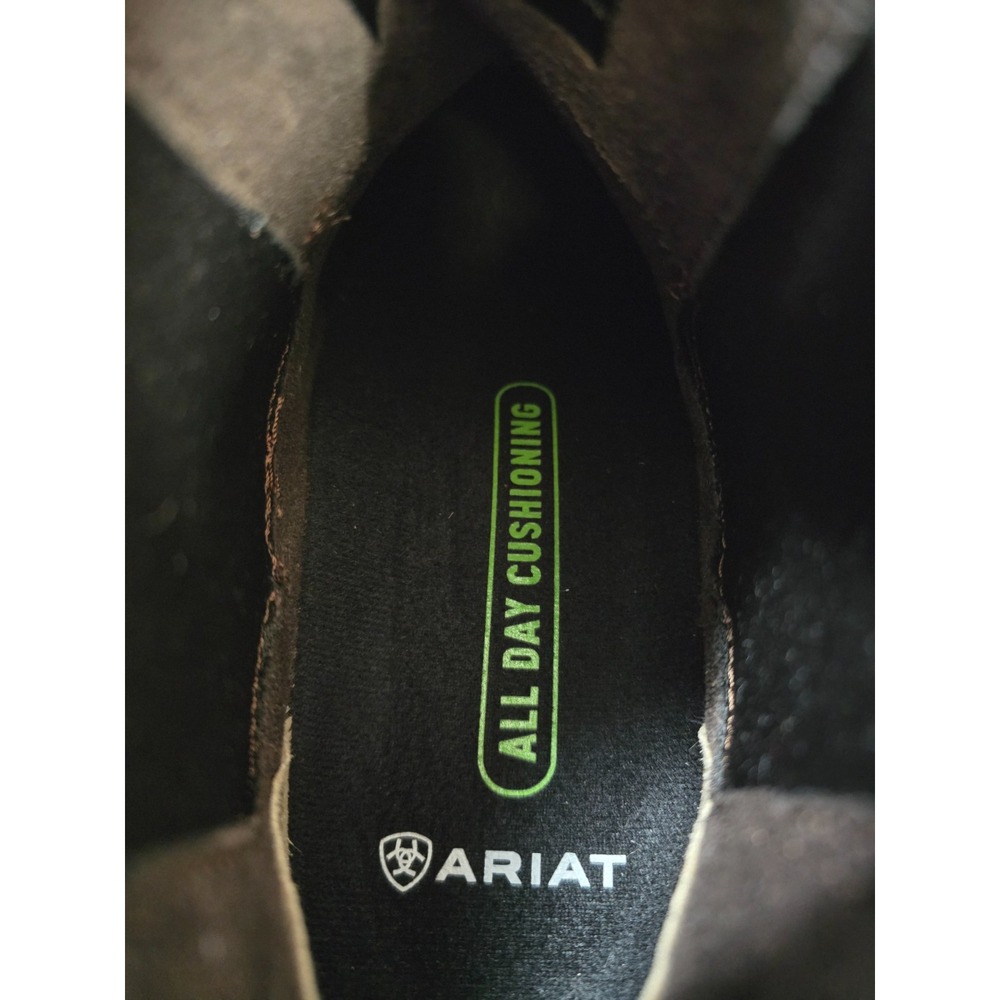 Ariat® (Men's 10 D) Booker™ Chelsea Wide Square Toe Western Boot - $150 - Picture 11 of 12